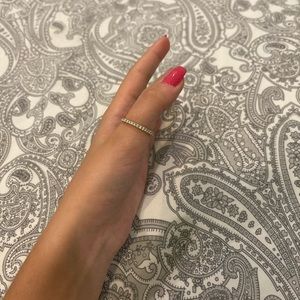 Custom made diamond eternity band